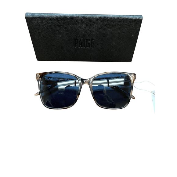 Paige NWT Morgan Sunglasses in Tortoise Pink w/Case - Picture 11 of 11